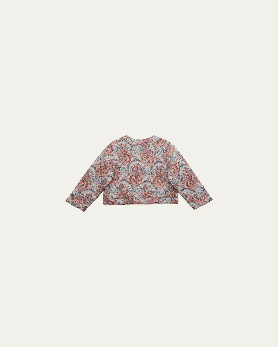 Zimmermann Kid's Aster Quilted Cotton Paisley Jacket | Thumbnail 2
