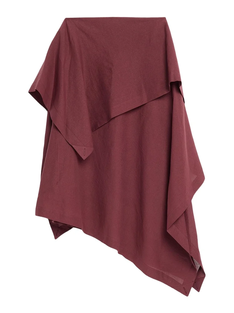 Issey Miyake All Squares Layered Midi Skirt