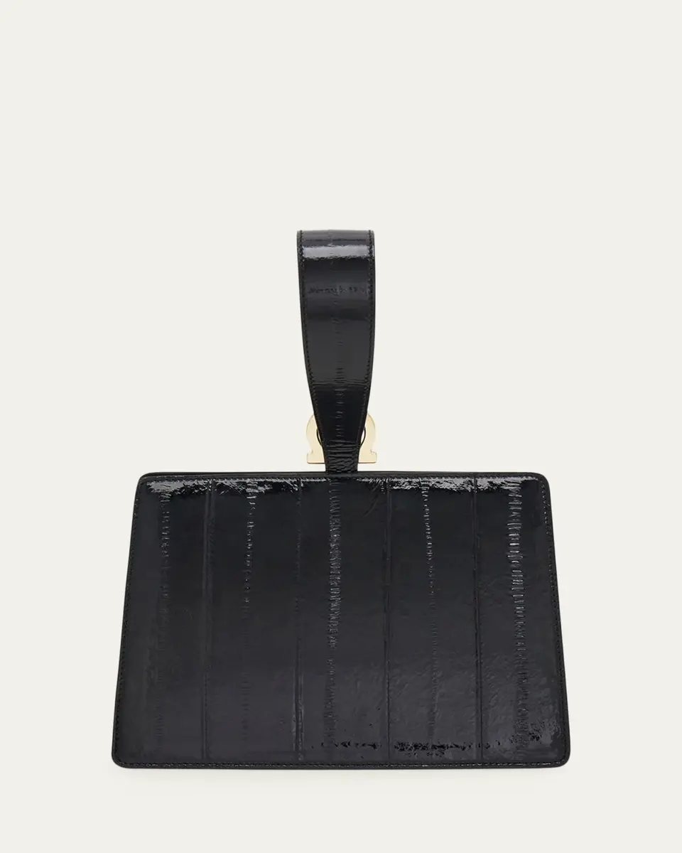 Ferragamo Mini Eel Leather Clutch | Thumbnail 2 Ferragamo Mini Eel Leather Clutch | Thumbnail 2