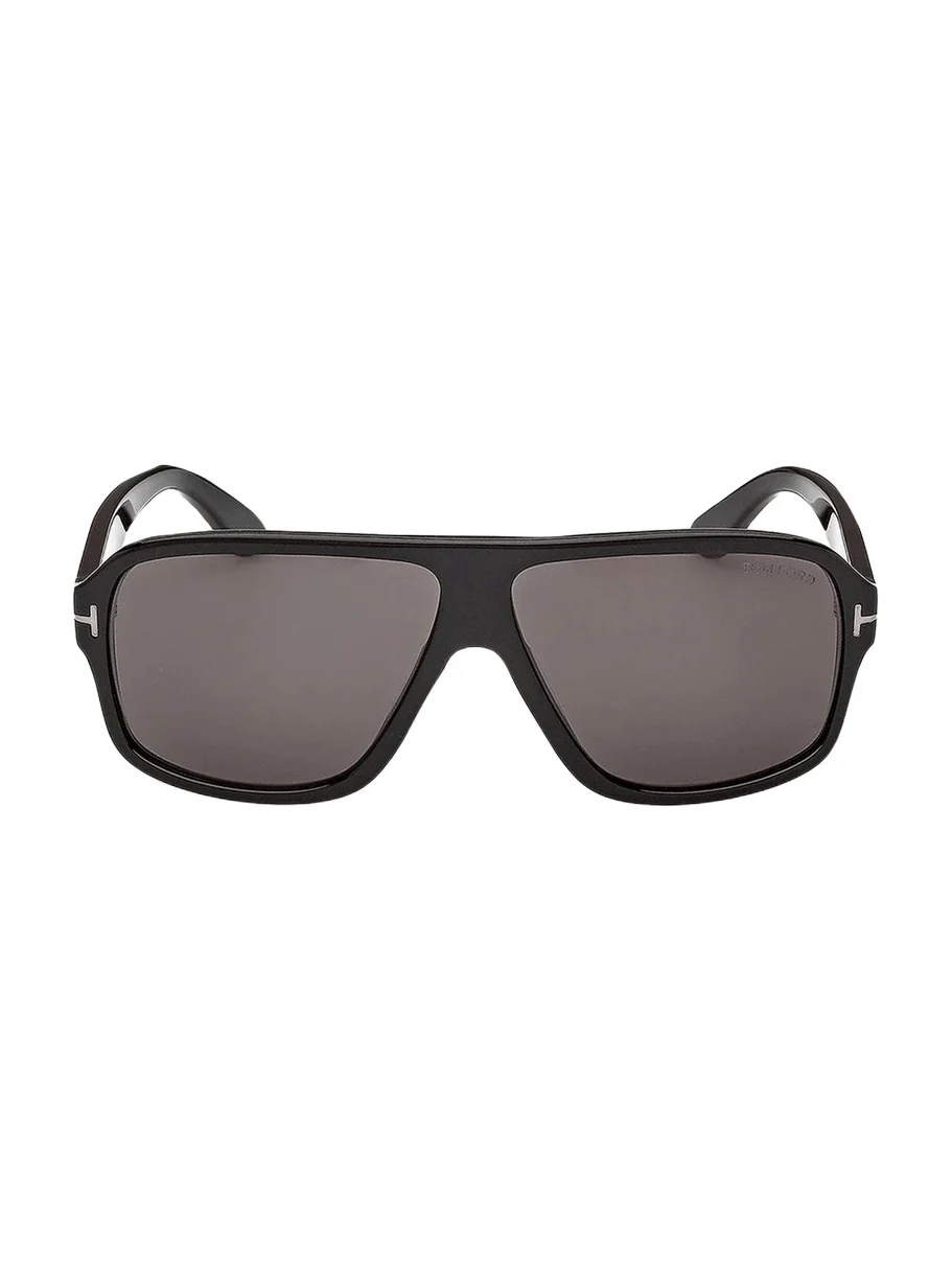 Men's William-02 Acetate Rectangle Sunglasses