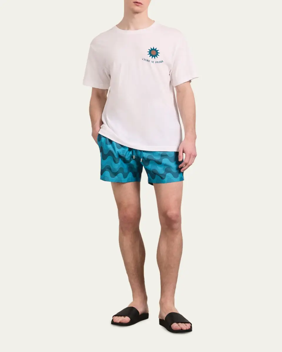 Frescobol Carioca Men's Nylon Copacabana Swim Trunks | Thumbnail 2