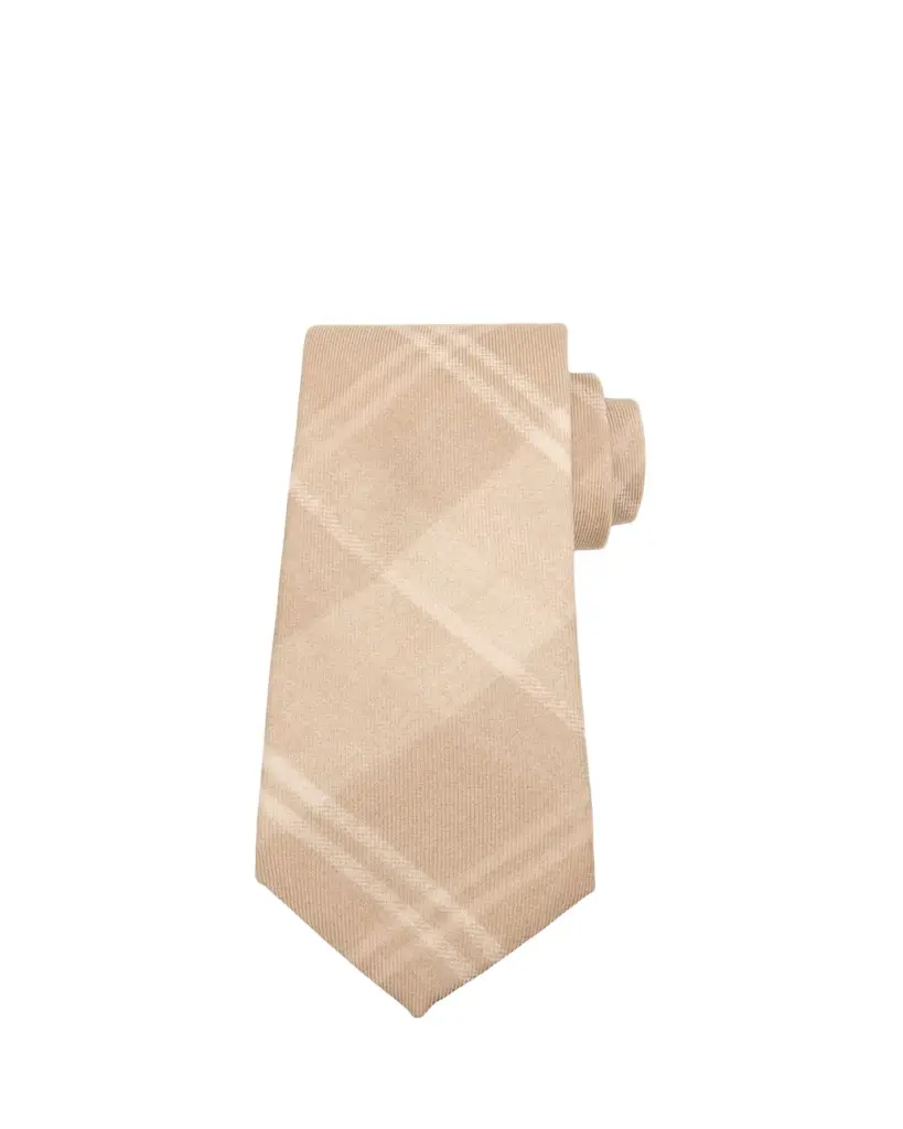 Ralph Lauren Purple Label Plaid Cashmere-Silk Tie | Image 1 Ralph Lauren Purple Label Plaid Cashmere-Silk Tie | Image 1