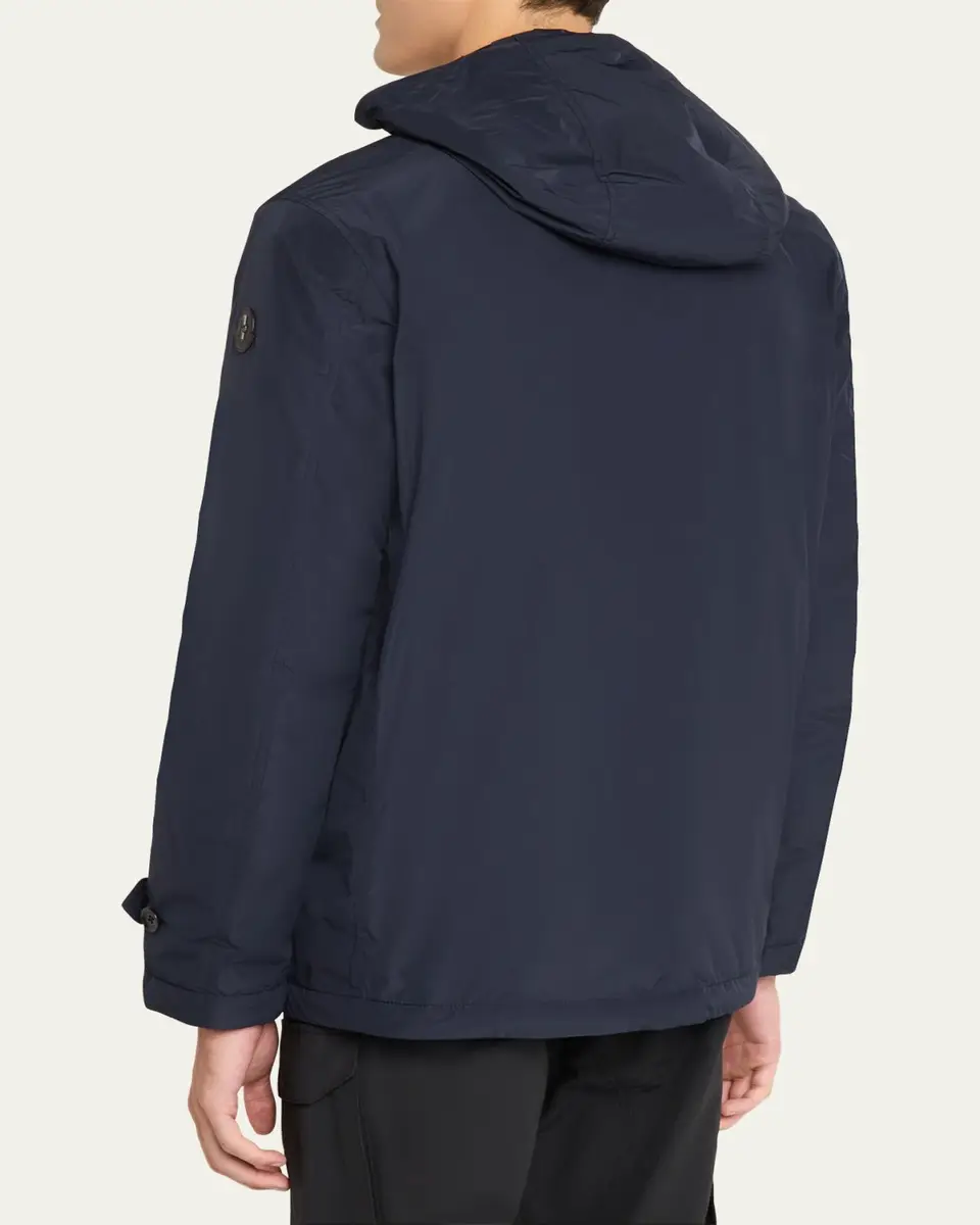 Moncler Men's Evrine Hooded Down Parka | Thumbnail 3