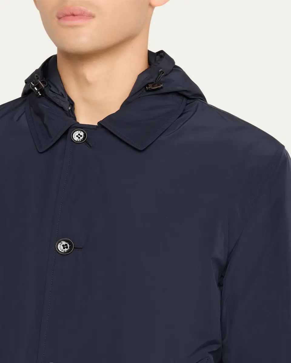 Moncler Men's Evrine Hooded Down Parka | Thumbnail 5