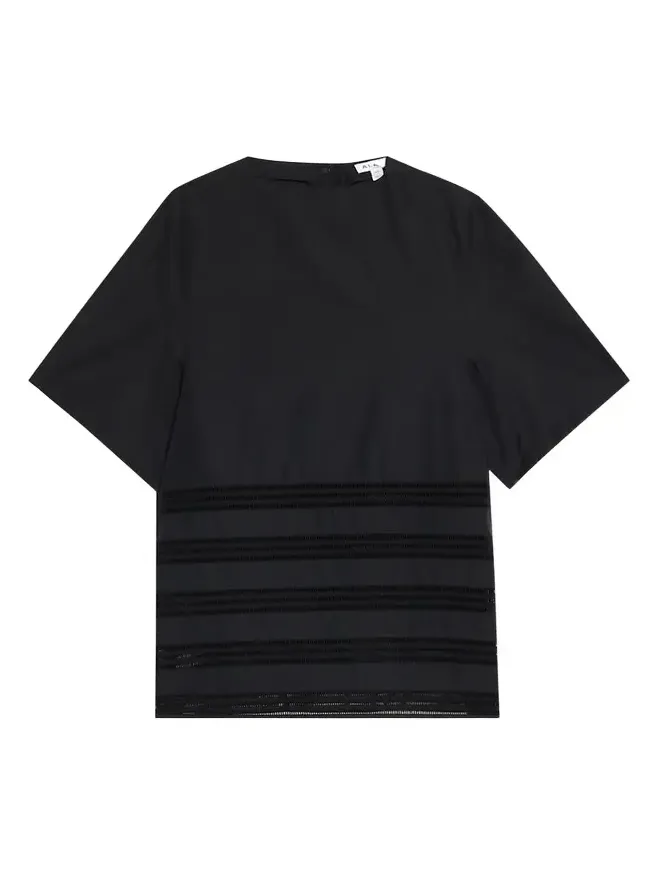 Alaïa Embroidered Cotton Mini Round Dress