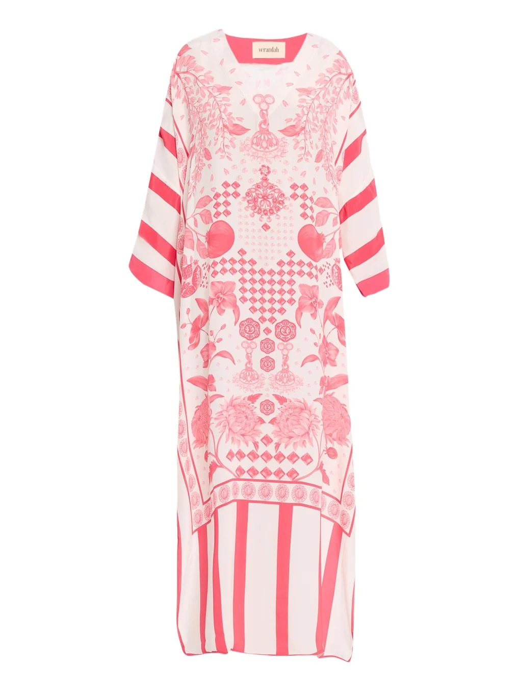 Drawstring Maxi Kaftan Coverup Drawstring Maxi Kaftan Coverup