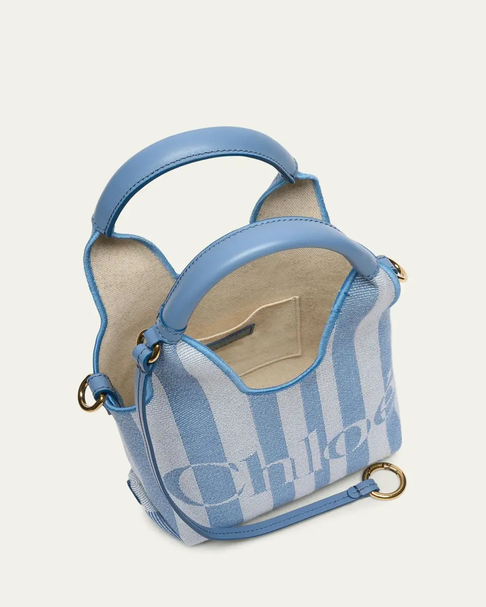 Chloé Stripy Jacquard Tote Bag | Thumbnail 4 Chloé Stripy Jacquard Tote Bag | Thumbnail 4