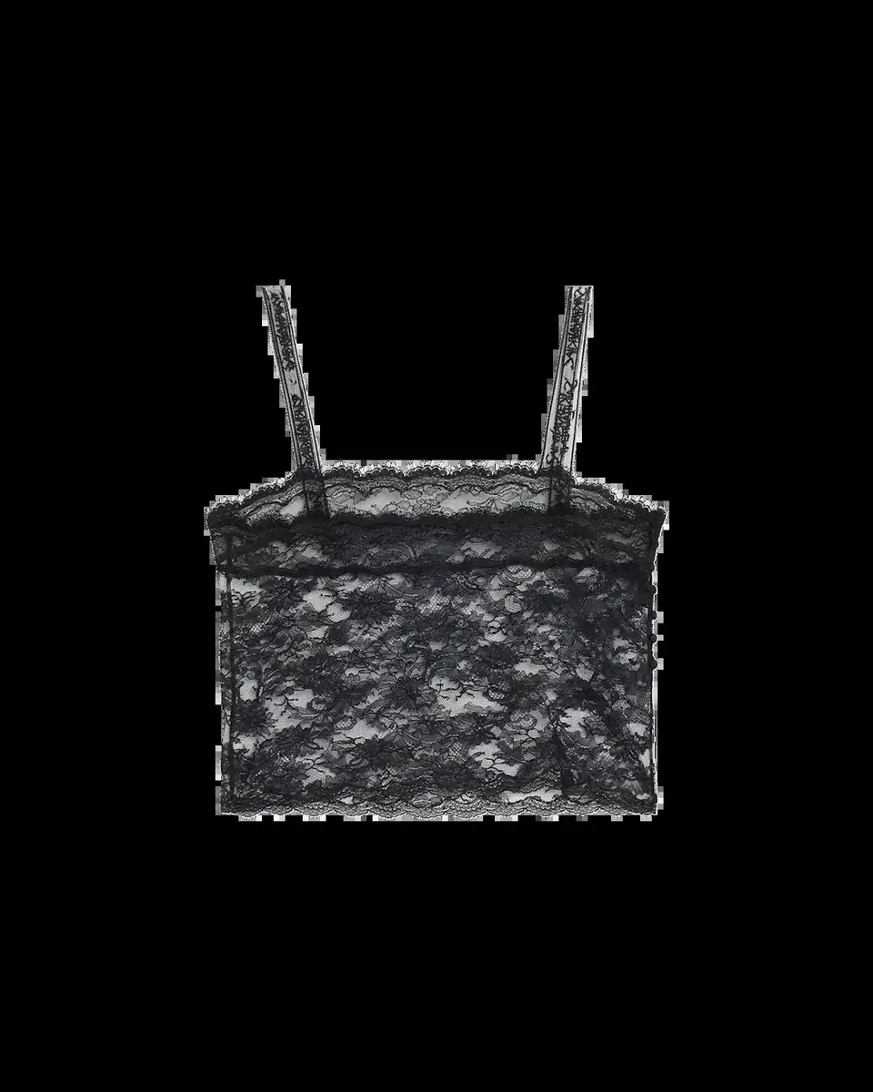Saint Laurent Sleeveless Sheer Lace Lingerie Cami Top | Thumbnail 2