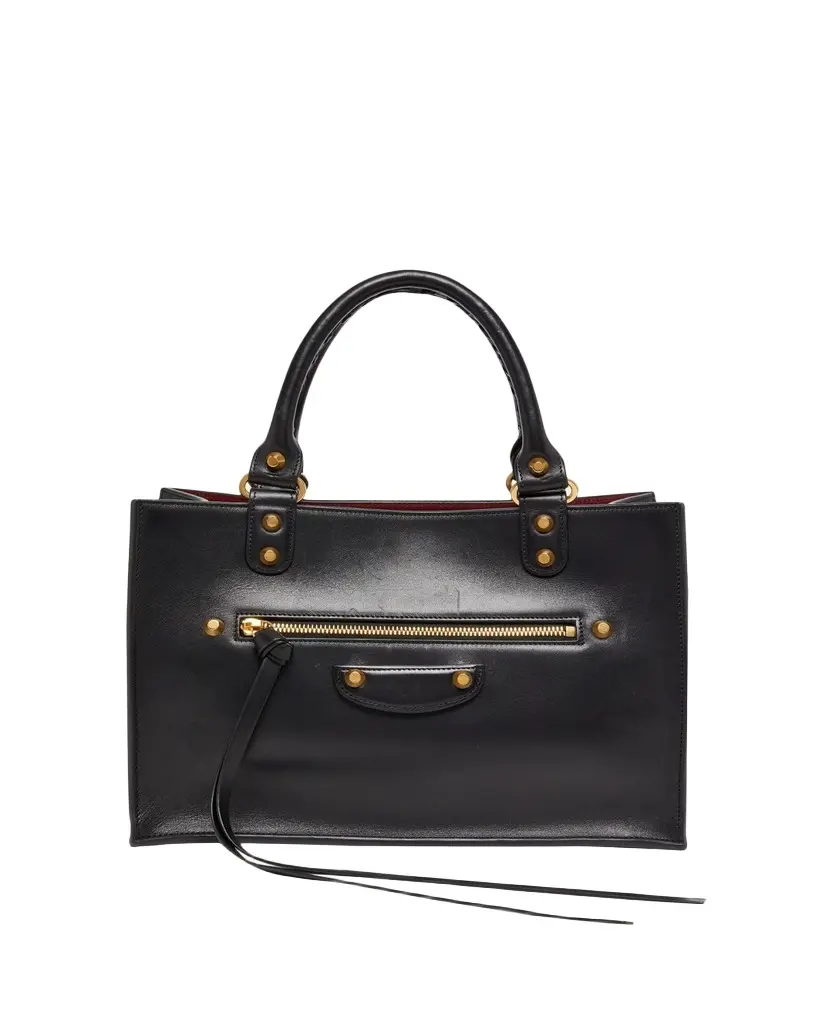 Le City Sleek Leather Top-Handle Bag Le City Sleek Leather Top-Handle Bag