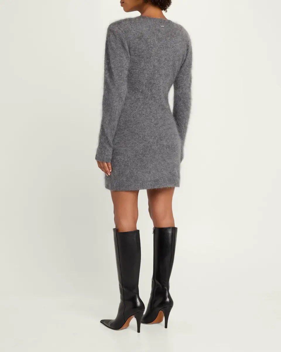 Toccin Sara Brushed Cashmere Mini Sweater Dress | Thumbnail 3