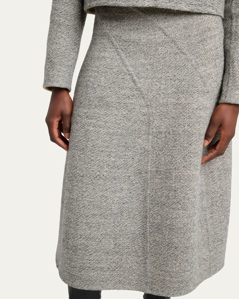 Proenza Schouler Gaelle Paneled Flare Midi Skirt | Thumbnail 5