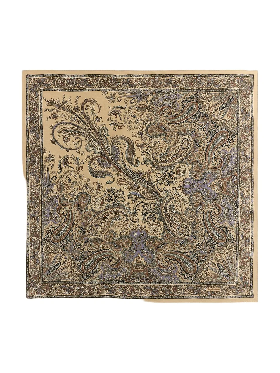 Paisley Crepe de Chine Square Scarf Paisley Crepe de Chine Square Scarf