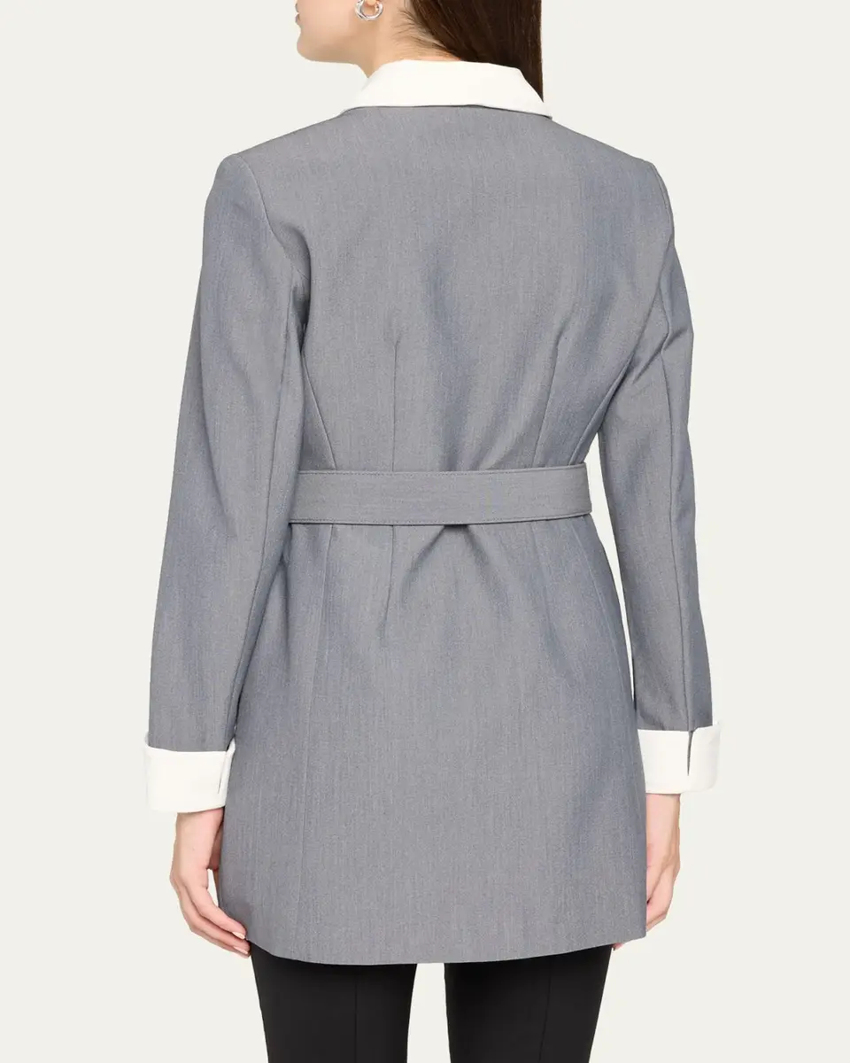 Toccin Valerie Belted Mini Shirtdress | Thumbnail 3 Toccin Valerie Belted Mini Shirtdress | Thumbnail 3