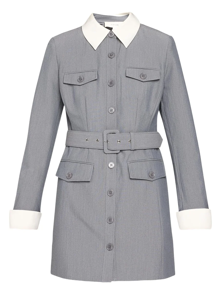 Valerie Belted Mini Shirtdress Valerie Belted Mini Shirtdress