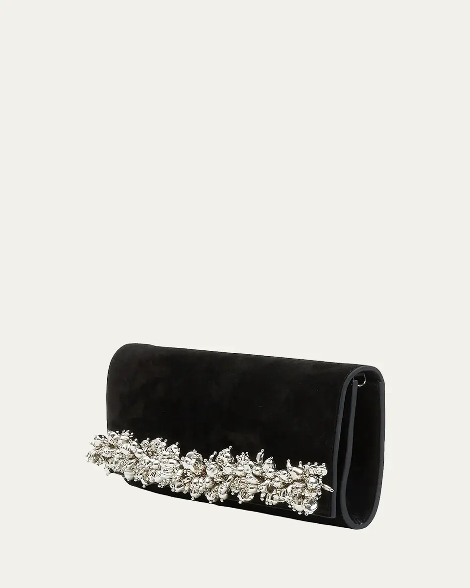 Simkhai River Embellished Suede East-West Clutch | Thumbnail 2