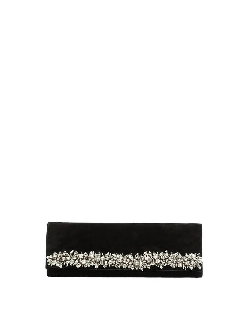 Simkhai River Embellished Suede East-West Clutch | Image 1 Simkhai River Embellished Suede East-West Clutch | Image 1