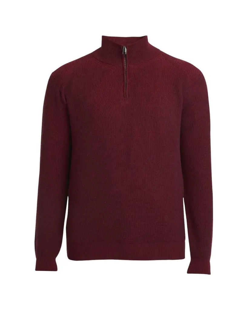 Brioni Men's Cashmere Quarter-Zip Sweater | Image 1 Brioni Men's Cashmere Quarter-Zip Sweater | Image 1
