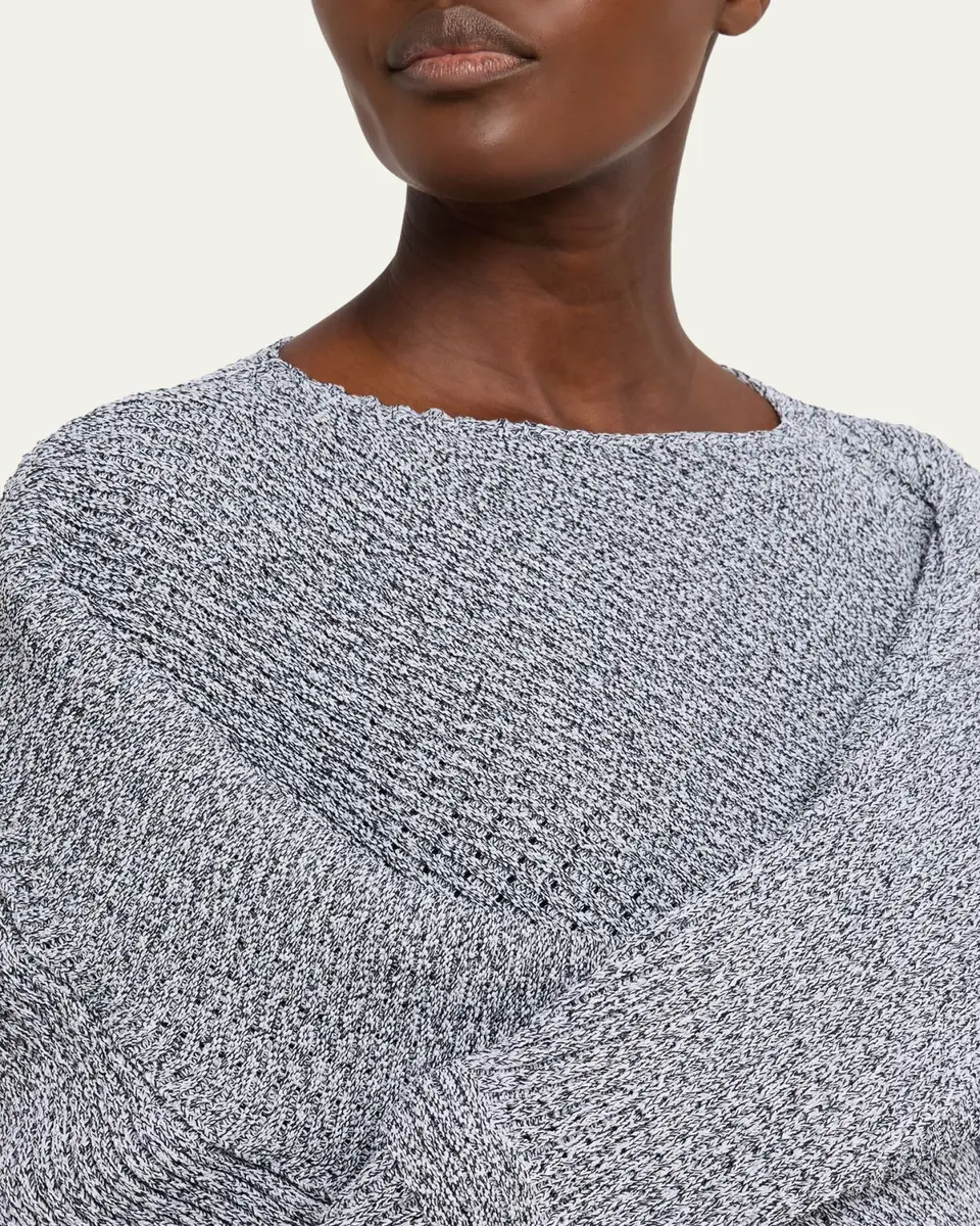 Issey Miyake Found Stone Short-Sleeve Mesh-Knit Top | Thumbnail 5 Issey Miyake Found Stone Short-Sleeve Mesh-Knit Top | Thumbnail 5