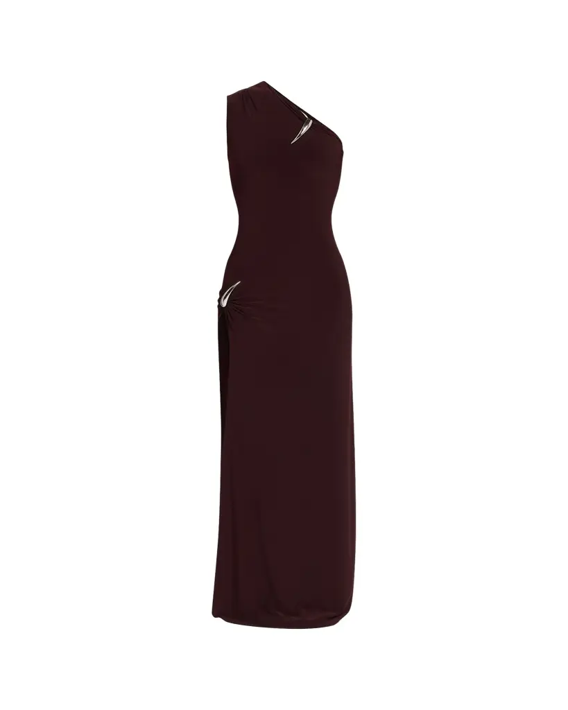 Grace Ling One-Shoulder Claw Slit Gown | Image 1 Grace Ling One-Shoulder Claw Slit Gown | Image 1