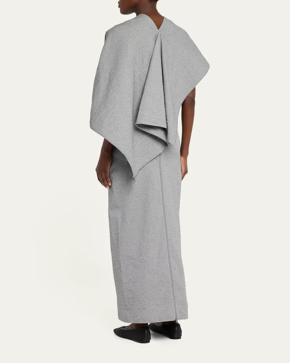 Issey Miyake Allow Sculptural Cape Maxi Dress | Thumbnail 3 Issey Miyake Allow Sculptural Cape Maxi Dress | Thumbnail 3