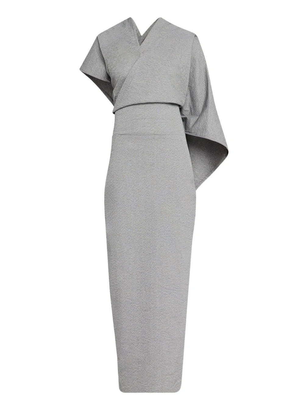 Issey Miyake Allow Sculptural Cape Maxi Dress