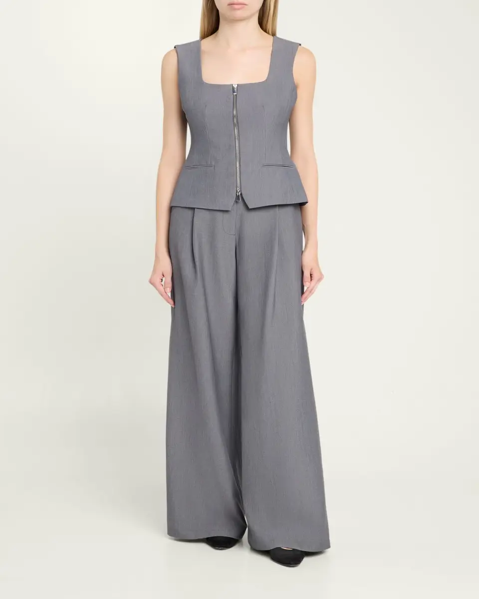 Toccin Yara Sleeveless Zip-Front Vest | Thumbnail 2