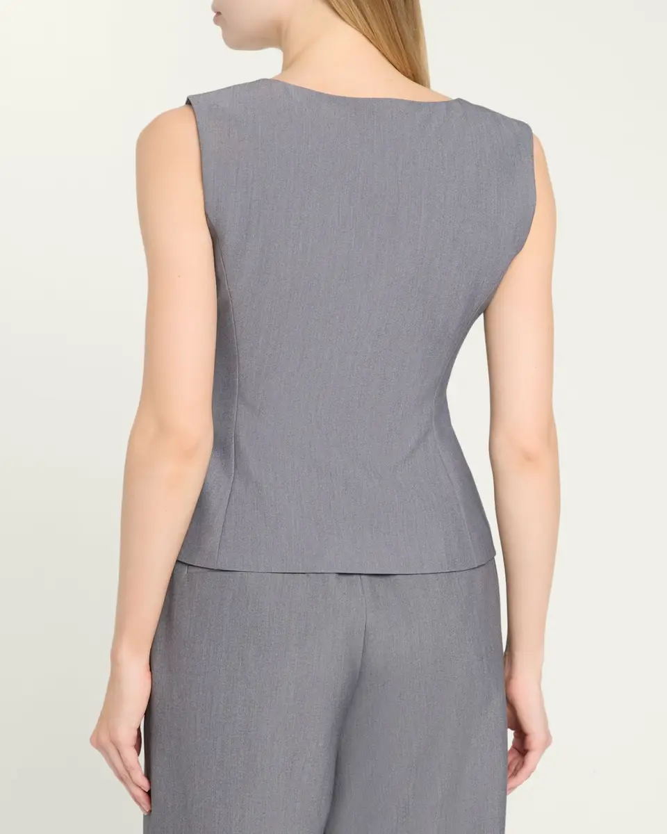 Toccin Yara Sleeveless Zip-Front Vest | Thumbnail 3