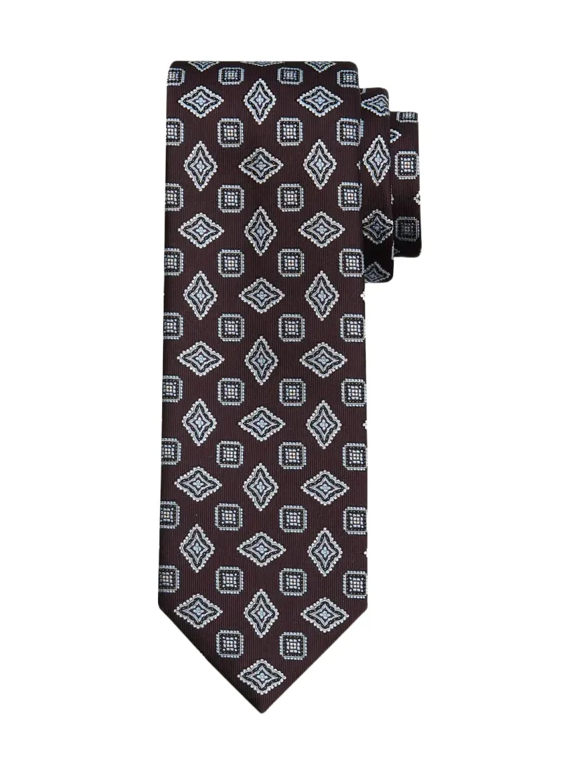 Brioni Men's Medallion Silk Tie