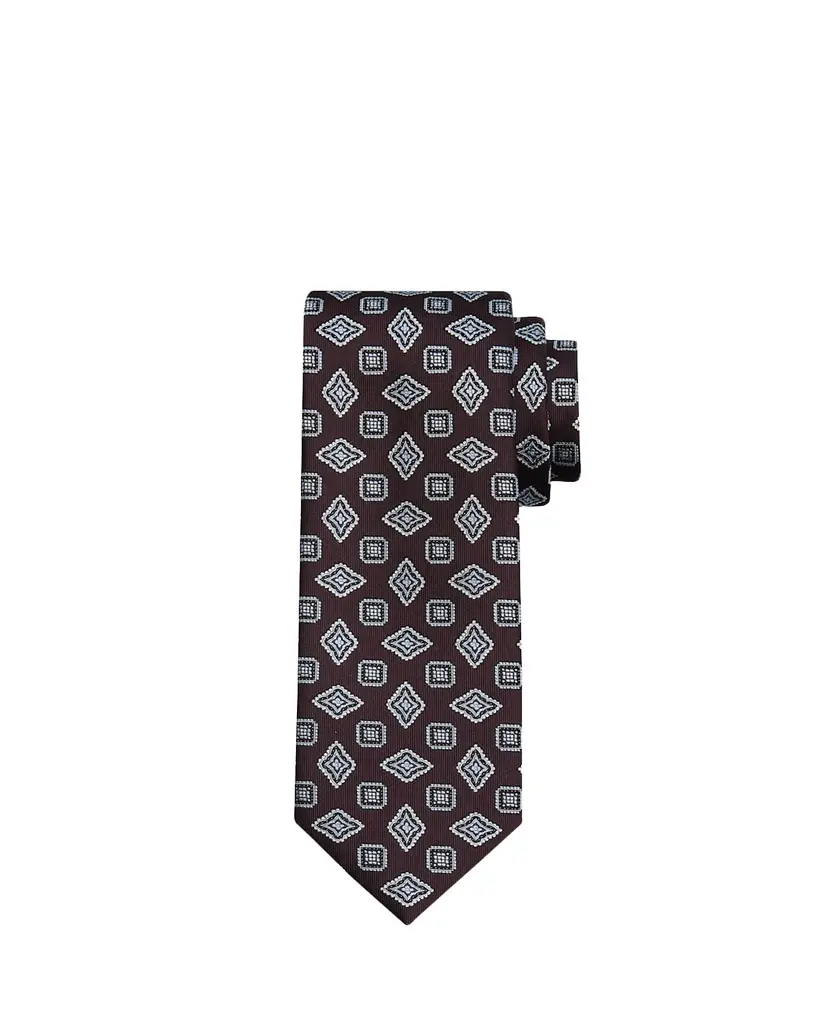 Brioni Men's Medallion Silk Tie | Image 1 Brioni Men's Medallion Silk Tie | Image 1