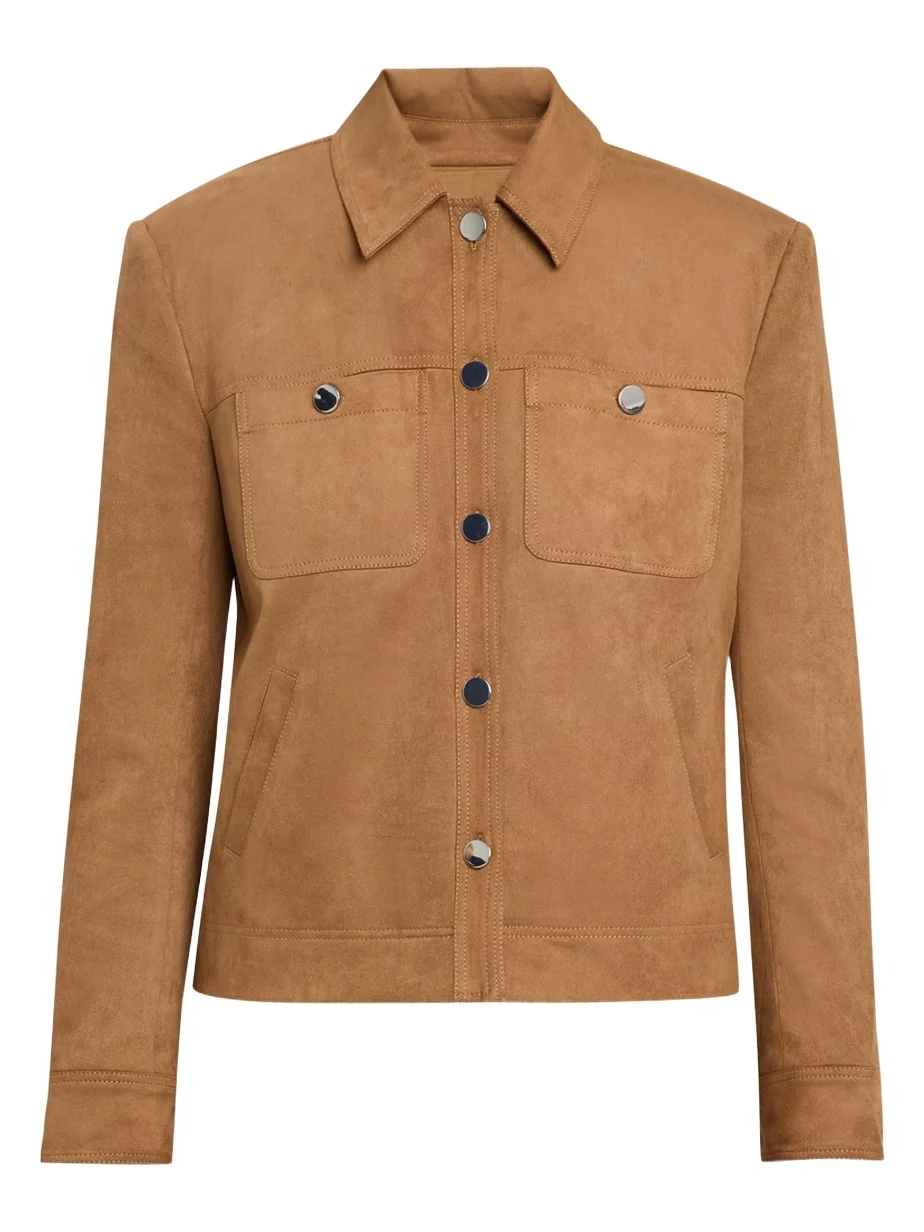Isalya Boxy Button-Front Jacket Isalya Boxy Button-Front Jacket