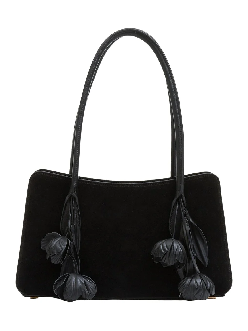 Fleur Tasseled Suede Shoulder Bag Fleur Tasseled Suede Shoulder Bag