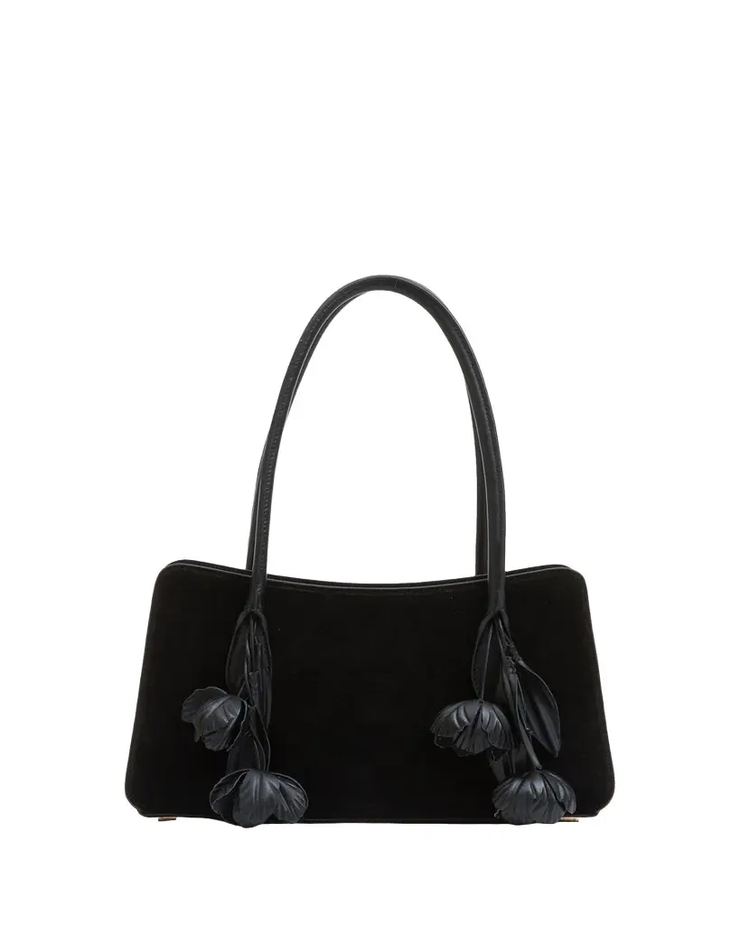 Simkhai Fleur Tasseled Suede Shoulder Bag