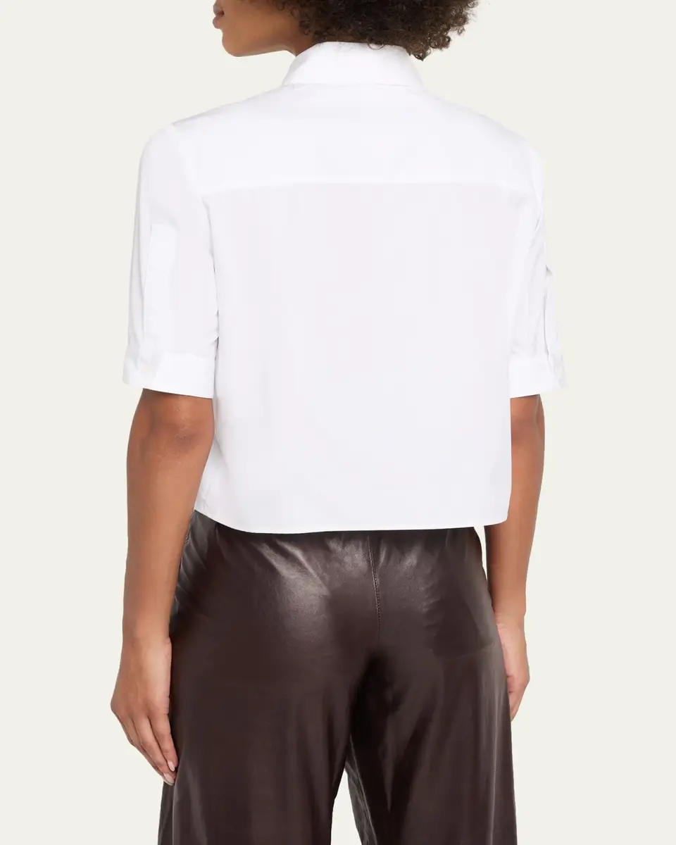 TWP Short Lived Shirt with Pleated Placket | Thumbnail 3 TWP Short Lived Shirt with Pleated Placket | Thumbnail 3
