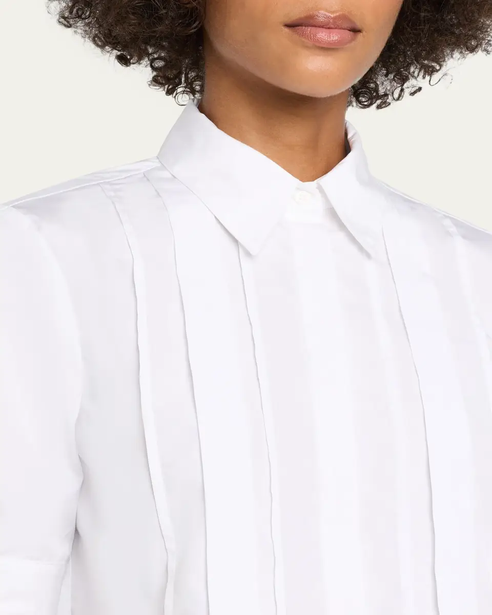 TWP Short Lived Shirt with Pleated Placket | Thumbnail 5 TWP Short Lived Shirt with Pleated Placket | Thumbnail 5