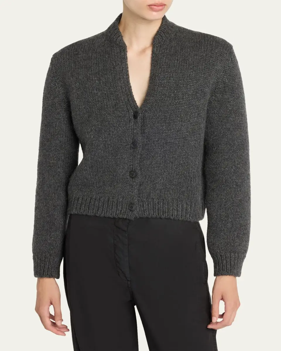 The Row Poynta Cashmere V-Neck Cardigan | Thumbnail 4