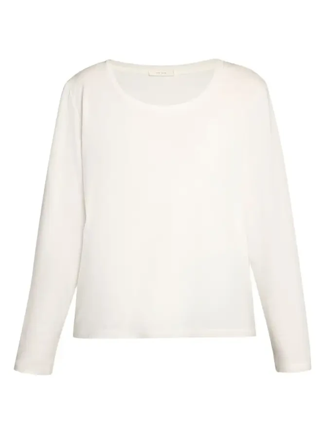 Kalto Scoop-Neck Cotton Jersey Long-Sleeve T-Shirt Kalto Scoop-Neck Cotton Jersey Long-Sleeve T-Shirt