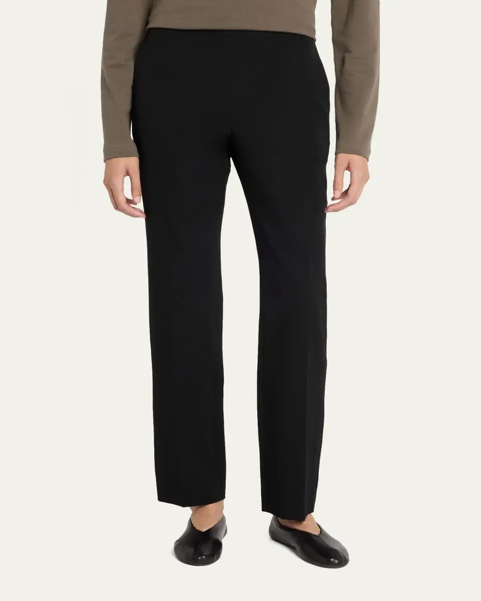 The Row Cyril Wool Slim-Leg Pants | Thumbnail 4 The Row Cyril Wool Slim-Leg Pants | Thumbnail 4
