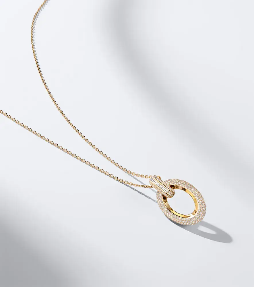 Messika Groove 18kt gold pendant necklace with diamonds | Thumbnail 6 Messika Groove 18kt gold pendant necklace with diamonds | Thumbnail 6