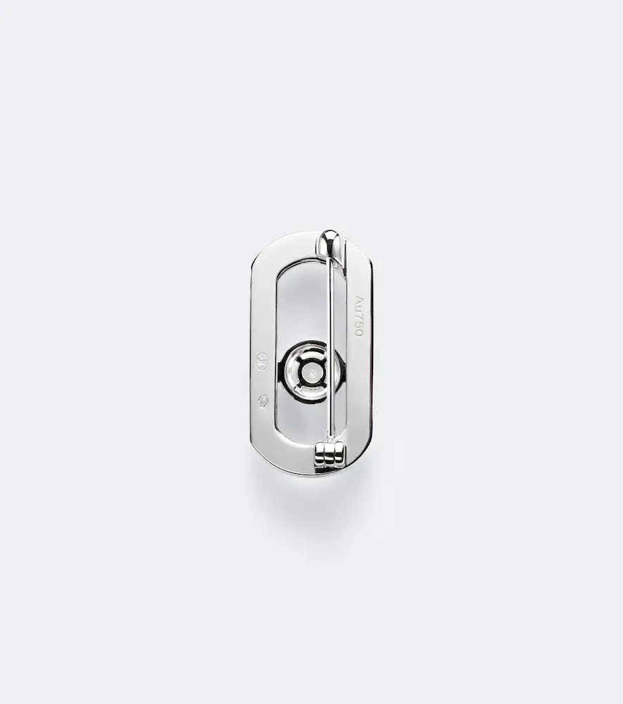 Messika So Move 18kt white gold brooch with diamonds | Thumbnail 2 Messika So Move 18kt white gold brooch with diamonds | Thumbnail 2