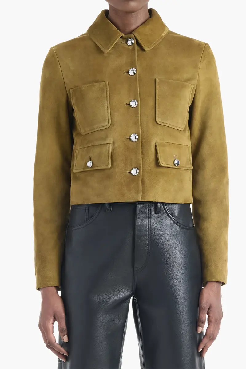 Altuzarra Astley Goat Suede Jacket | Thumbnail 2