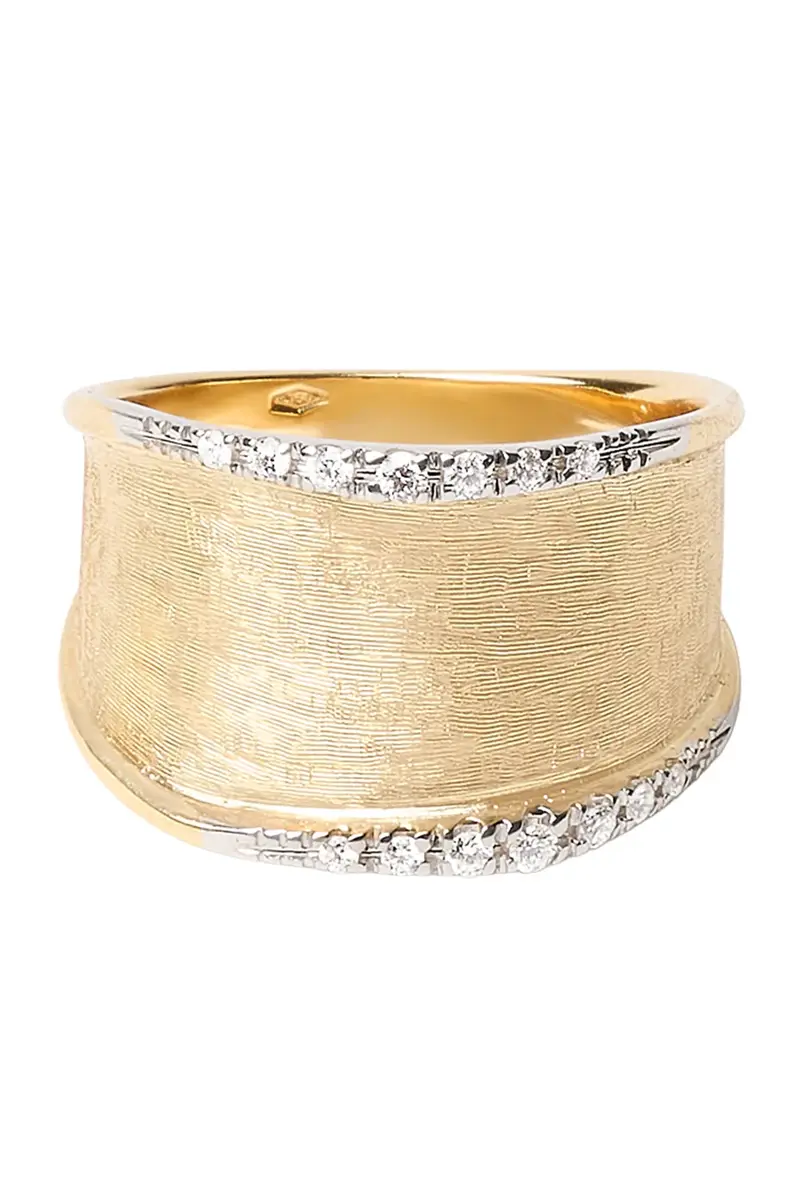 MARCO BICEGO Diamond Lunaria Border Band Ring | Image 1 MARCO BICEGO Diamond Lunaria Border Band Ring | Image 1