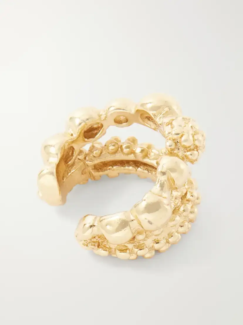 PAOLA SIGHINOLFI Plaka 18-karat Gold-plated Pewter Ear Cuffs | Thumbnail 3 PAOLA SIGHINOLFI Plaka 18-karat Gold-plated Pewter Ear Cuffs | Thumbnail 3