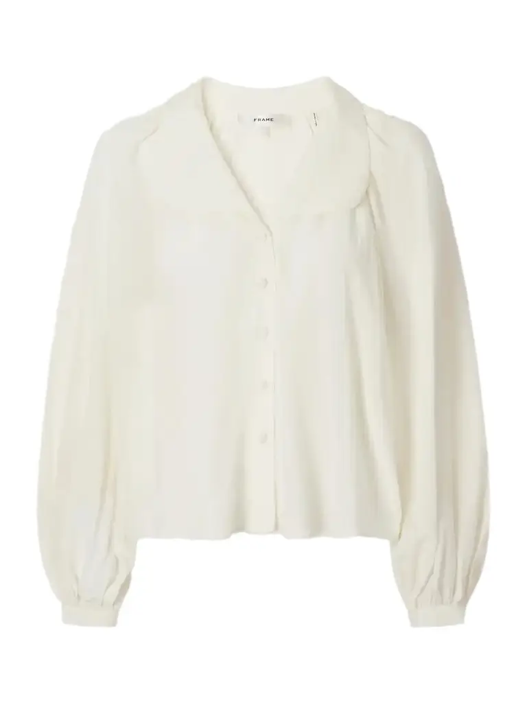 Frame The Gala Silk-crepe De Chine Blouse | Image 1 Frame The Gala Silk-crepe De Chine Blouse | Image 1