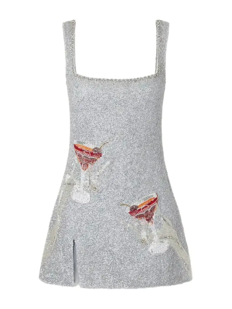 Clio Peppiatt Manhatten Sequin-embellished Mini Dress | Image 1 Clio Peppiatt Manhatten Sequin-embellished Mini Dress | Image 1
