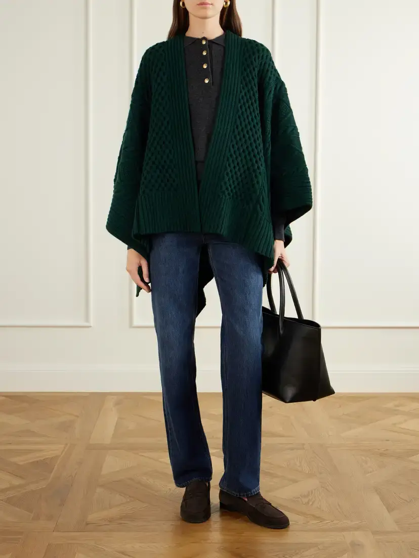 Purdey Lammer Muir Wool And Cashmere-blend Cape | Thumbnail 2 Purdey Lammer Muir Wool And Cashmere-blend Cape | Thumbnail 2
