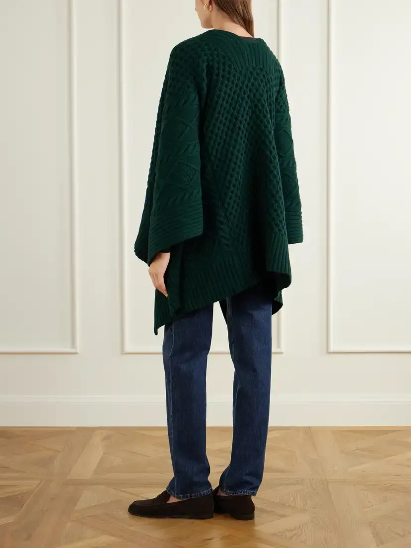 Purdey Lammer Muir Wool And Cashmere-blend Cape | Thumbnail 3 Purdey Lammer Muir Wool And Cashmere-blend Cape | Thumbnail 3