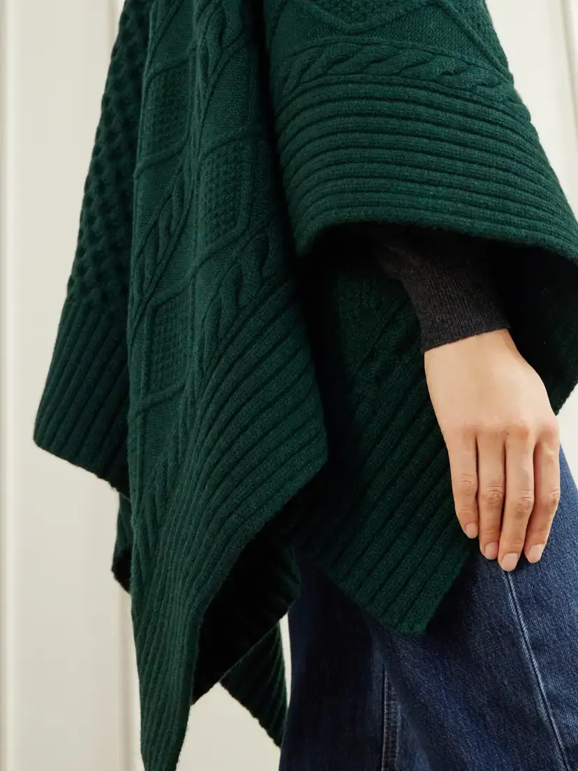Purdey Lammer Muir Wool And Cashmere-blend Cape | Thumbnail 4 Purdey Lammer Muir Wool And Cashmere-blend Cape | Thumbnail 4