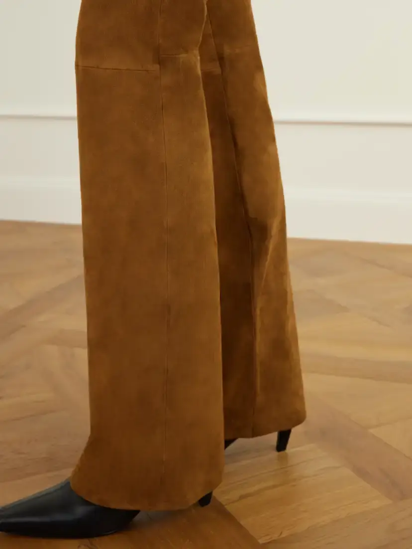 Frame The Rodeo Suede Flared Pants | Thumbnail 5 Frame The Rodeo Suede Flared Pants | Thumbnail 5