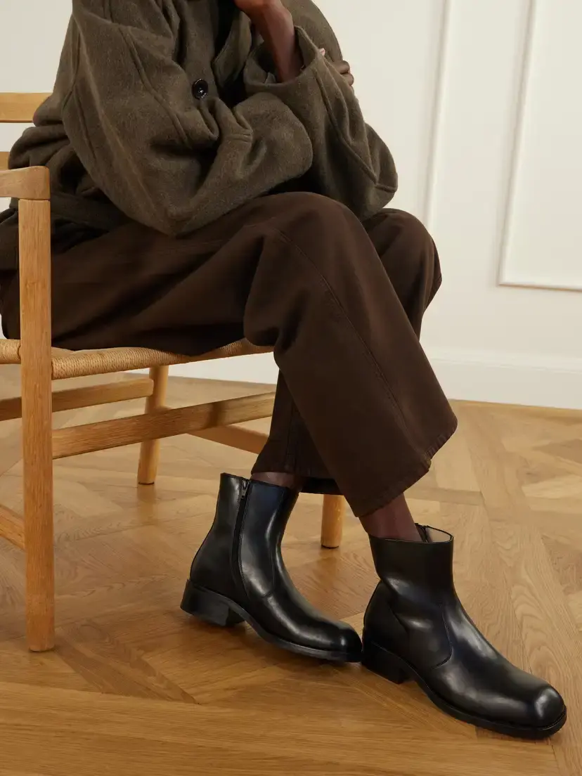 Lemaire Leather Ankle Boots | Thumbnail 2 Lemaire Leather Ankle Boots | Thumbnail 2