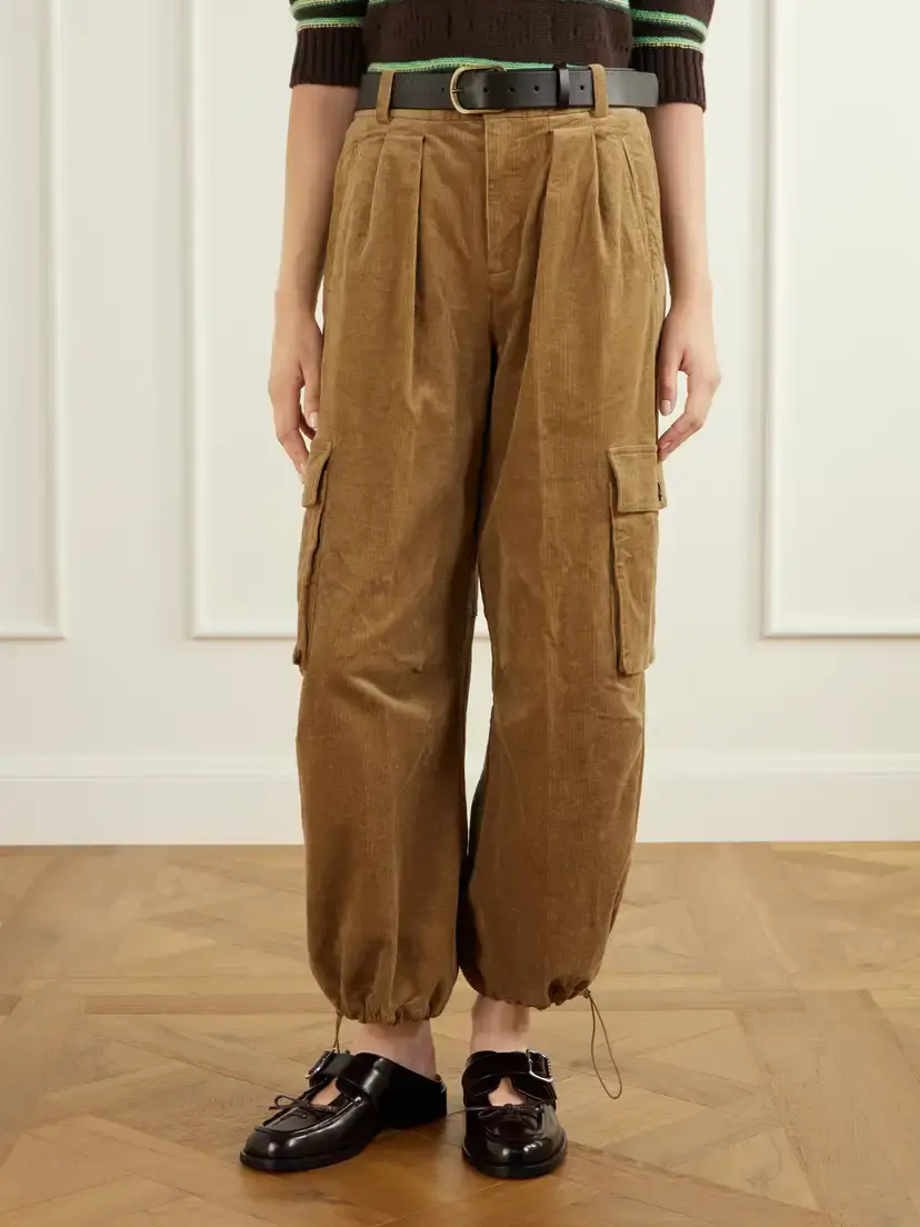 Sea Garret Stretch Cotton-corduroy Balloon Pants | Thumbnail 3 Sea Garret Stretch Cotton-corduroy Balloon Pants | Thumbnail 3